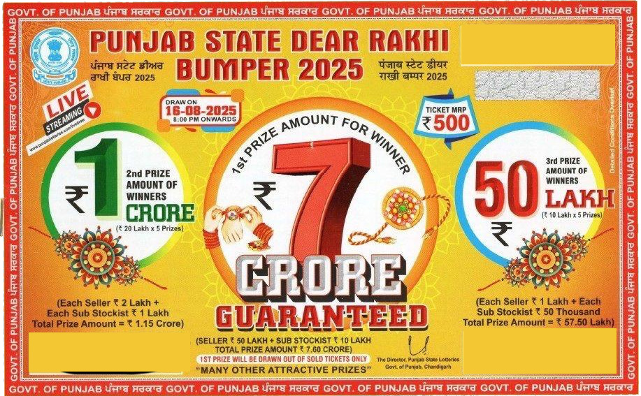 book-punjab-lottery-rakhi Punjab Lottery Ticket Online